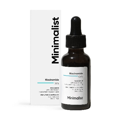 Picture of Minimalist 5% Niacinamide Day and Night Face Serum with Vit B3 and Hyaluronic Acied For Women and Men for Dry (30 ml)