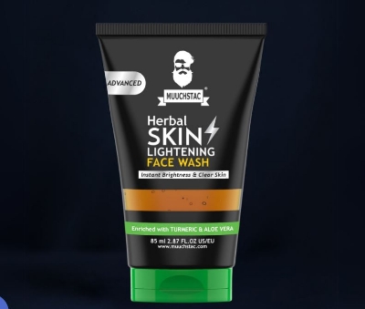 Picture of Muuchstac Herbal Skin Lightening Haldi Enriched Face Wash-80 Ml