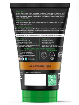 Picture of Muuchstac Herbal Skin Lightening Haldi Enriched Face Wash-80 Ml