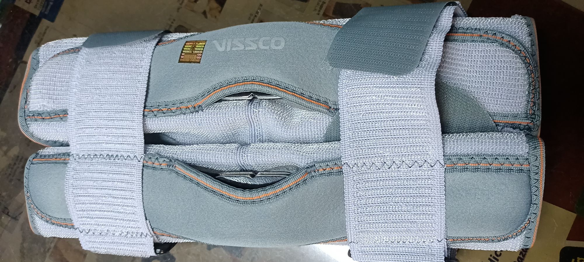 Picture of Elastic hinged knee brace with open patella(vissco)