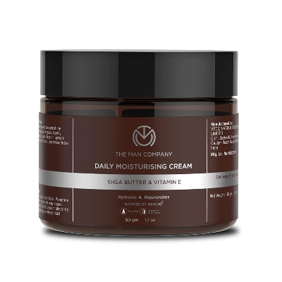 Picture of The Man Company Daily Moisturising Cream With Shea Butter & Vitamin E for Moisturizing & Hydrating-50 gram