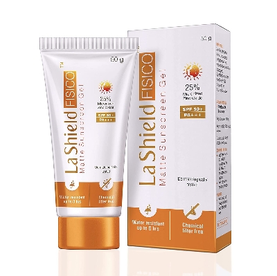 Picture of La Shield Fisico SPF 50+ & PA+++ Mineral Based Sunscreen Gel-50 gram