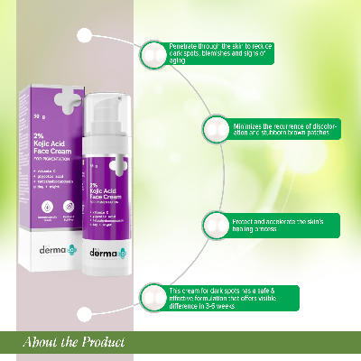 Picture of The Derma Co 2% KojicAcid Face ointment -30 gm