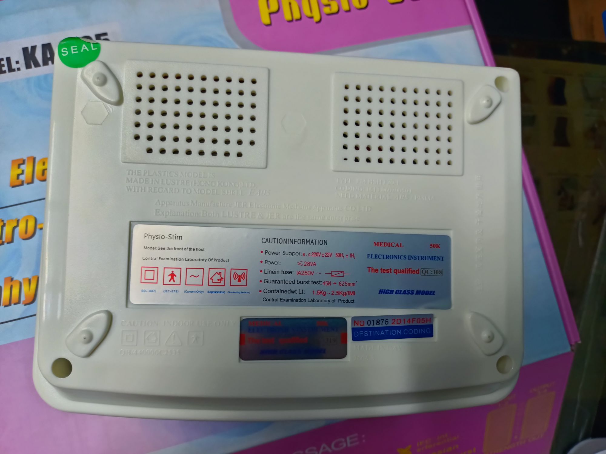 Picture of Electronic Electro-Therapy Physio-Stim JER