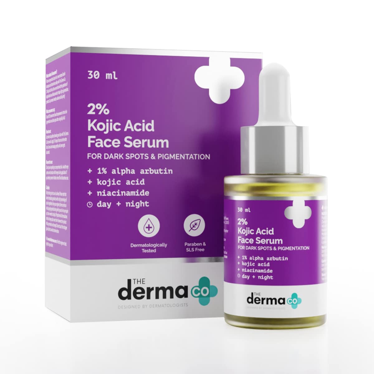 Picture of The Derma Co 2% KojicAcid Face Serum with 1% Alpha Arbutin & Niacinamide-30 ml