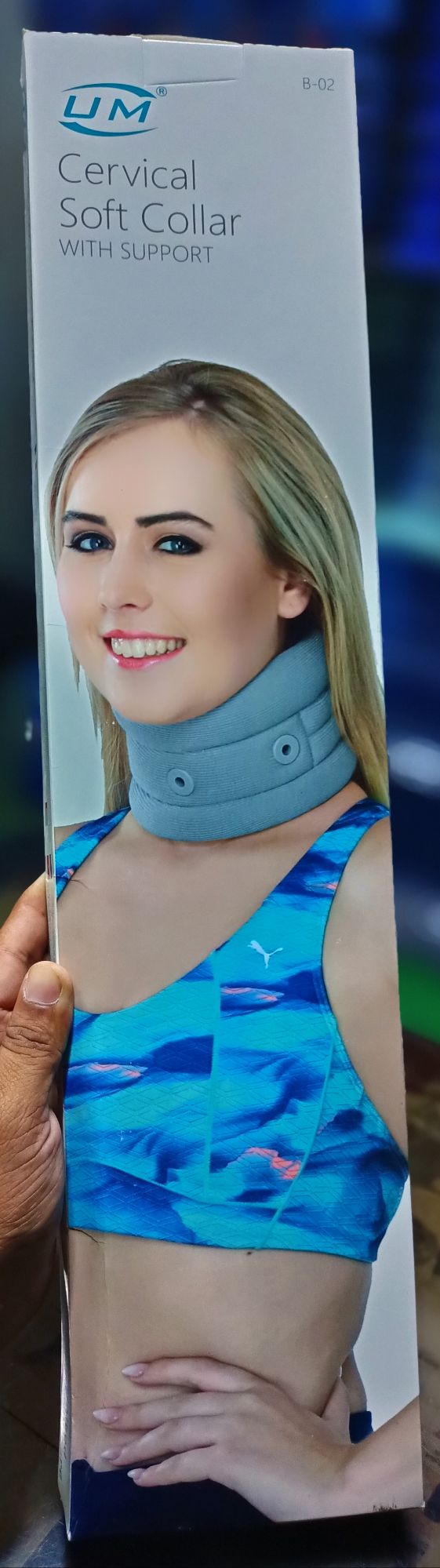 Picture of UM Cervical collar soft with support comfortable,( adjustable pain relief support)