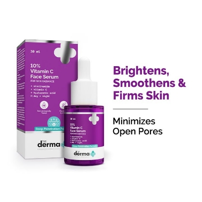Picture of The Derma Co 10% Vitamin C Face Serum with Vitamin C-30 ml( packgaing may vary)