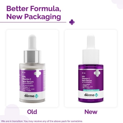 Picture of The Derma Co 10% Vitamin C Face Serum with Vitamin C-30 ml( packgaing may vary)