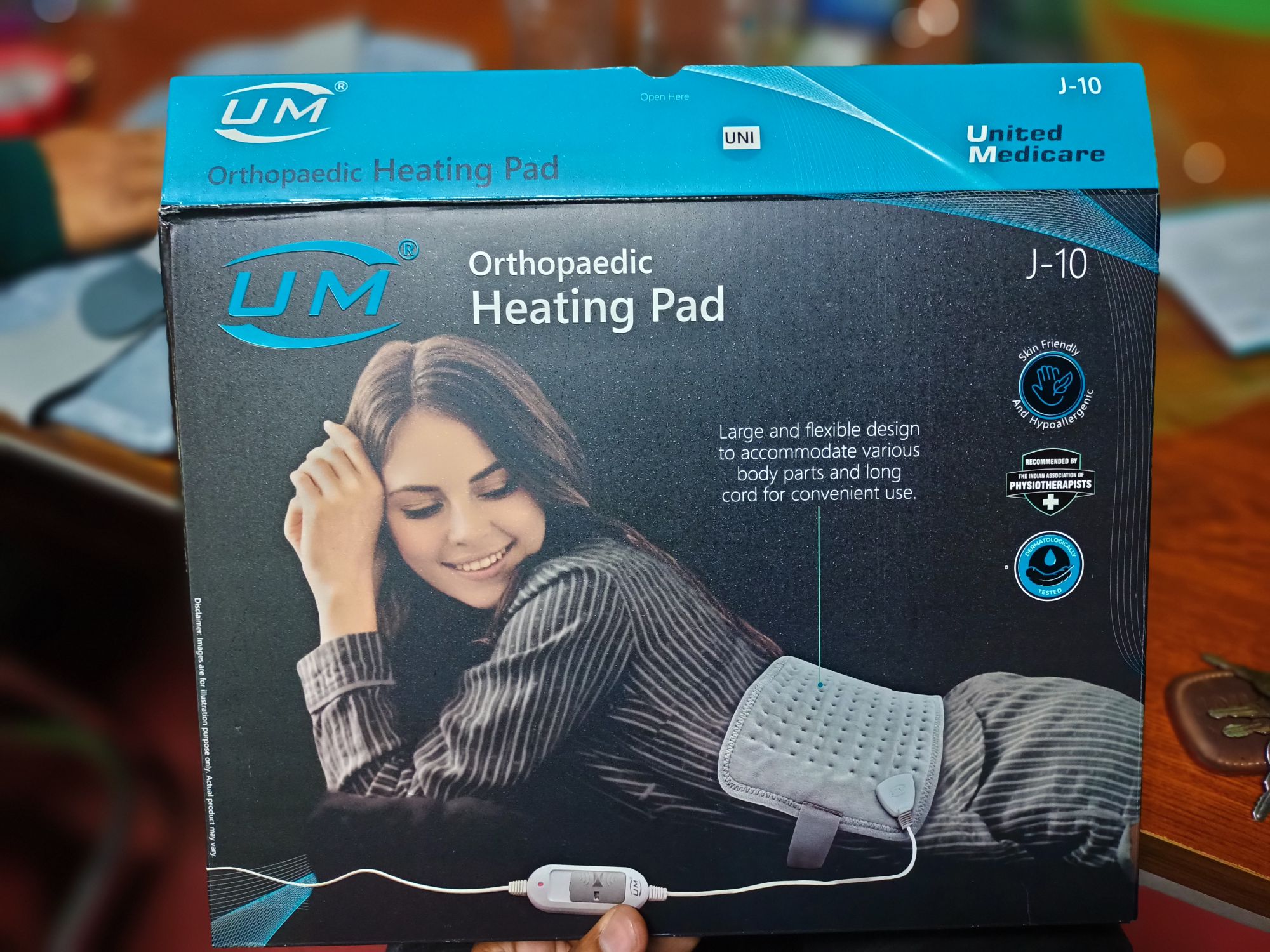 Picture of United Medicare UM Orthopedic Heating pad,(with adjustable,pain relief Orthopedic Heating pad)