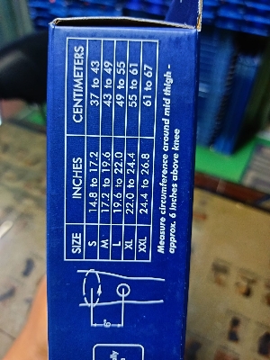 Picture of Tynor Compression stockings -Thigh Lenght Open Toe - Asset Pharmacy