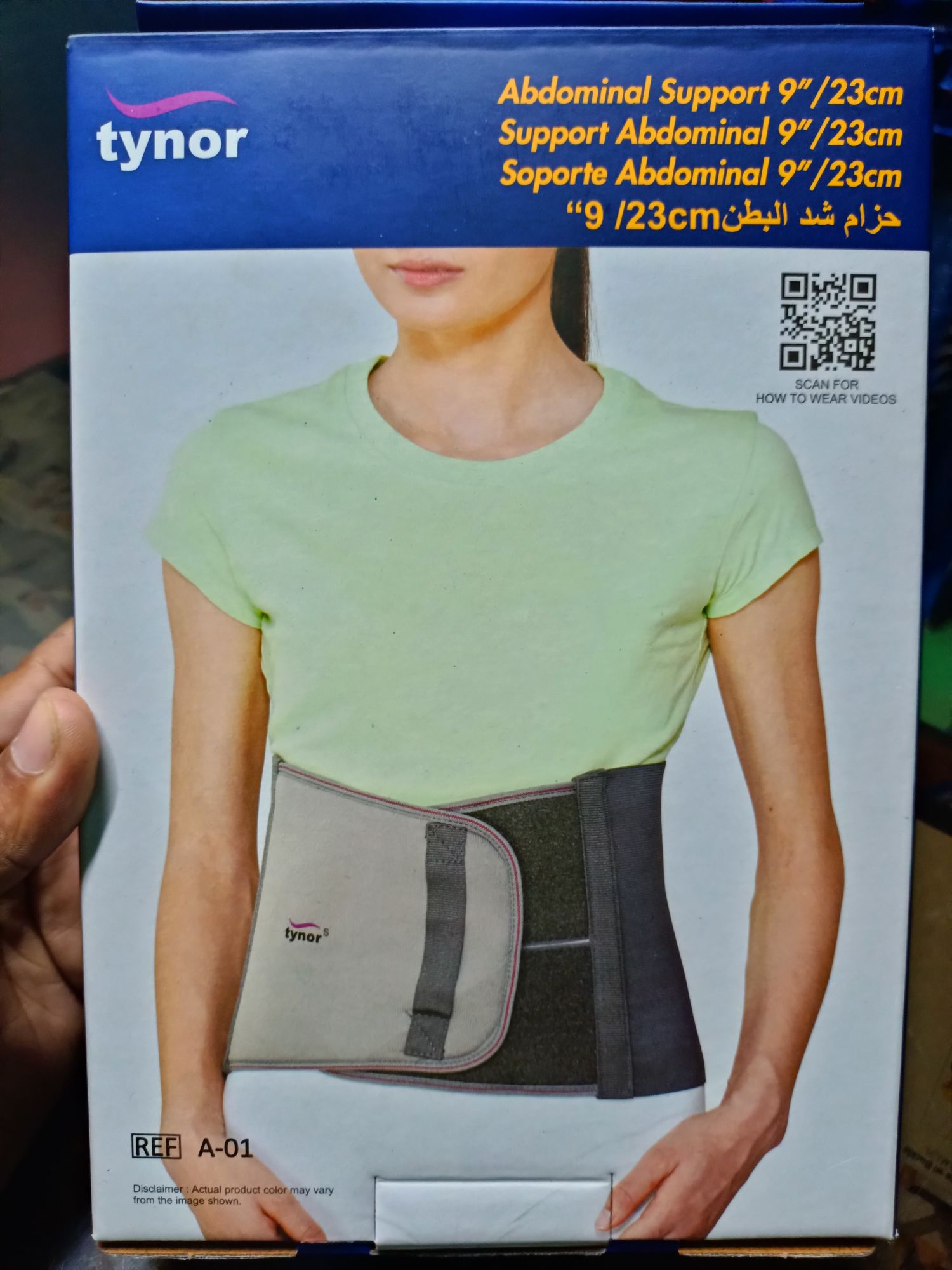 Picture of Abdominal Support-9'' Body Belts & Sliming Braces,(A-01)Tynor