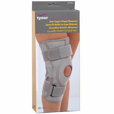 Picture of Tynor Knee support Hinged (Neoprene)(J01)for rigid support with  controlled compression around knee