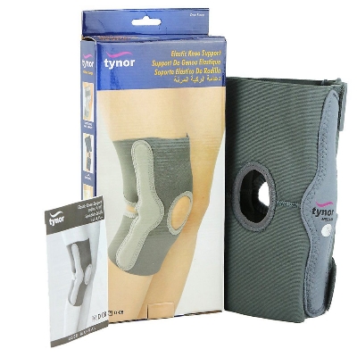 Picture of Tynor Elastic knee support (Open Patella.knee warp,with Hinged Adjustable pain relief support)