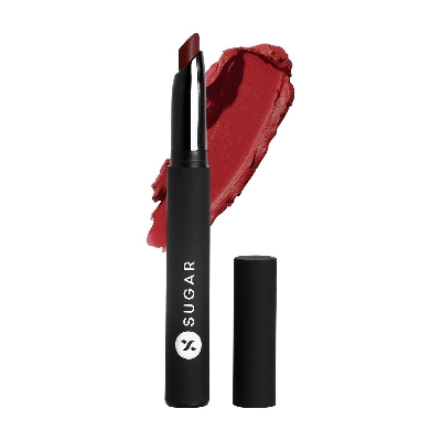Picture of SUGAR Cosmetics Matte Lipstick - 06 Spring Crimson red