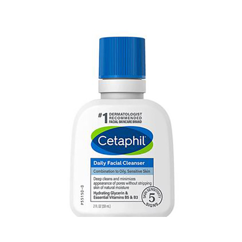 Picture of Cetaphil Daily Facial Cleanser - 59 Ml Gentle Hydrating Soap-Free Non-Comedogenic for Sensitive Skin