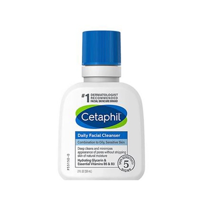 Picture of Cetaphil Daily Facial Cleanser - 59 Ml Gentle Hydrating Soap-Free Non-Comedogenic for Sensitive Skin