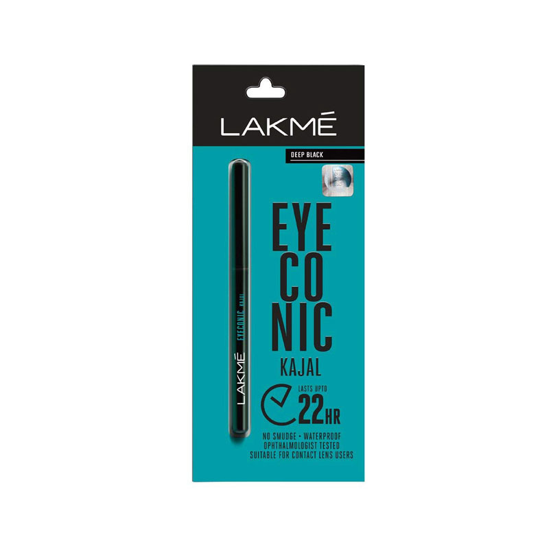 Picture of Lakme Eyeconic Kajal Deep Black Long-lasting Eye Makeup for Women