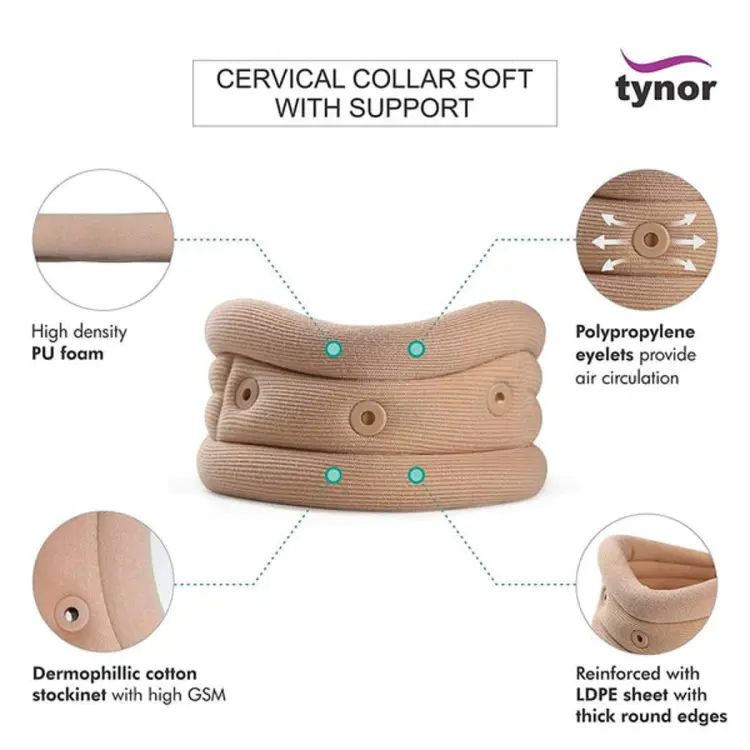 Picture of Tynor Cervical Collar Soft With Support - online Grocery Shopping and Delivery
