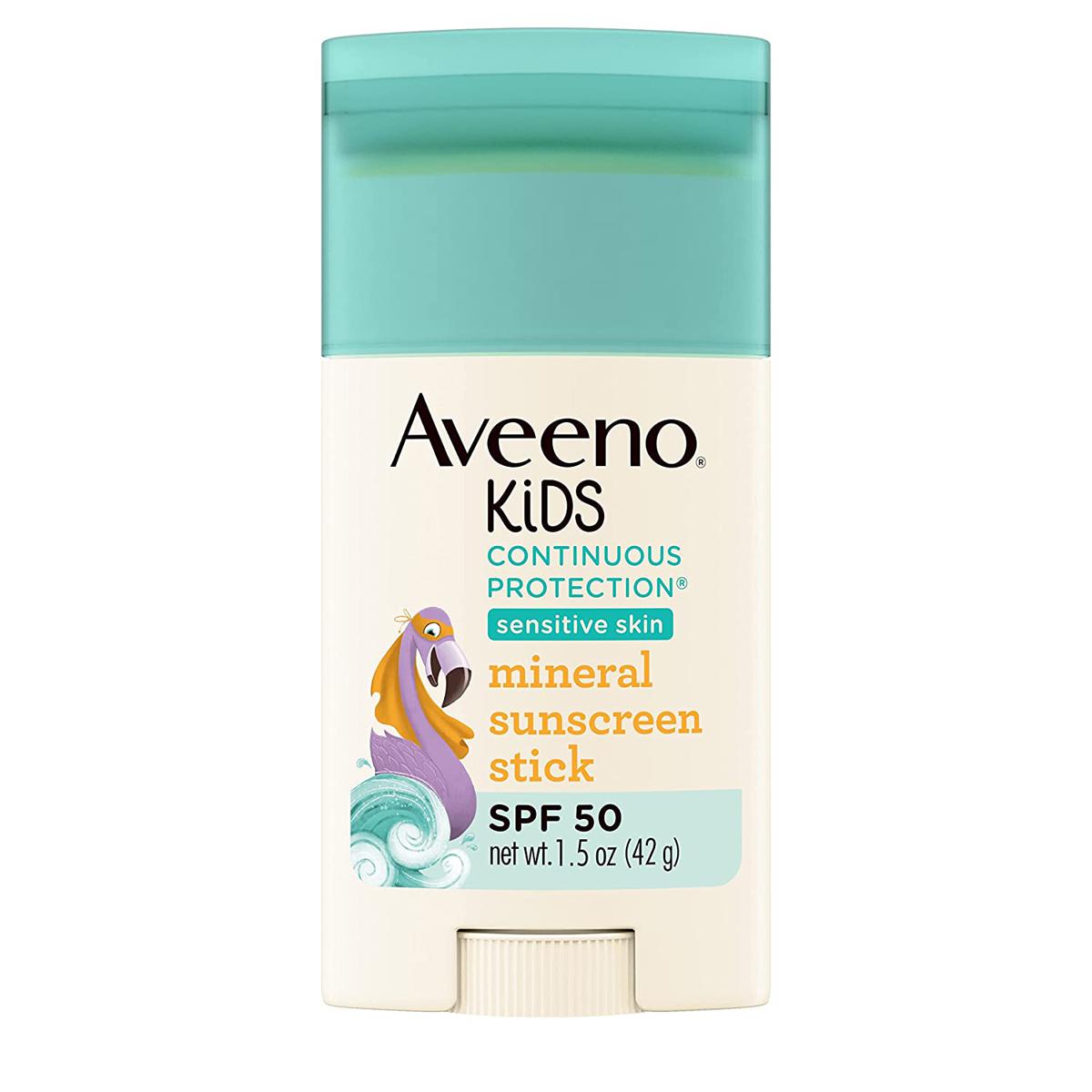 Picture of Aveeno Kids Continuous Protection Zinc Oxide Mineral Sunscreen Stick-42 g