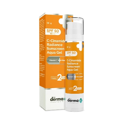 Picture of The Derma Co C-Cinamide Sunscreen SPF 50 Aqua Gel-50 gram