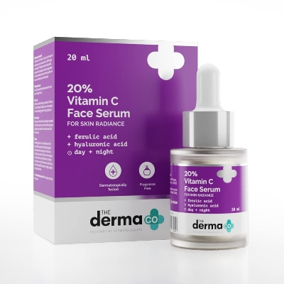 Picture of The Derma Co 20% Vitamin C Face Serum For Unisex For Skin Radiance, 20ml (Dermaco)