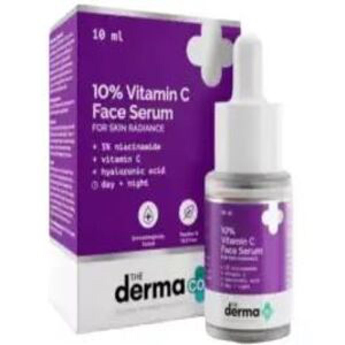 Picture of The Derma Co 10% Vitamin C Face Serum-10 ml