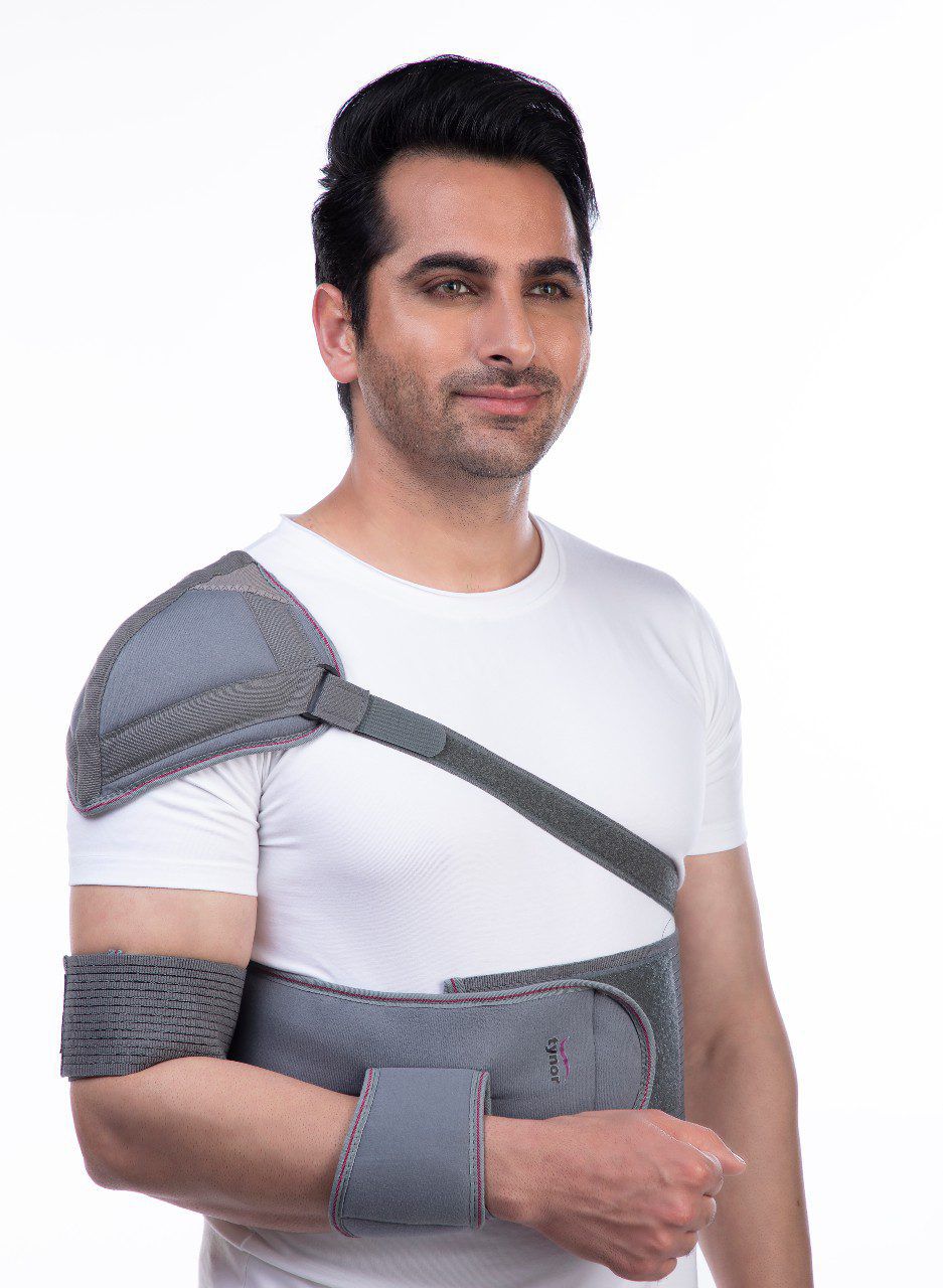 Picture of TYNOR Elastic Shoulder Immobilizer,(With Immobilization Adjustable pain relief)