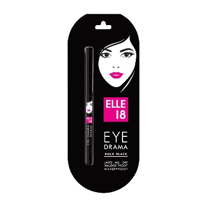 Picture of Elle 18 Eye Drama Kajal, Super Black Matte Finish