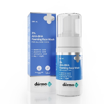 Picture of The Derma Co AHA-BHA Foaming Cleanser
