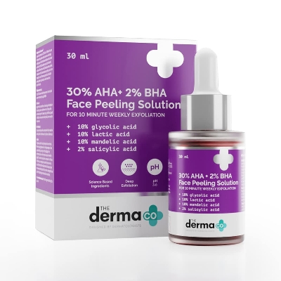 Picture of The Derma Co 30% AHA + 2% BHA Face Peeling Solution- 30 ml(dermaco)