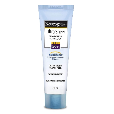 Picture of Neutrogena Ultra sheer Sunscreen SPF 50+ Ultra light, for oily and dry skin-30ml
