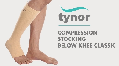 Picture of Tynor Compression Stocking Below Knee Classic