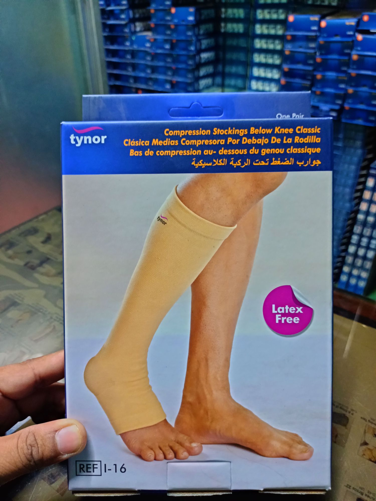 Picture of Tynor Compression Stocking Below Knee Classic