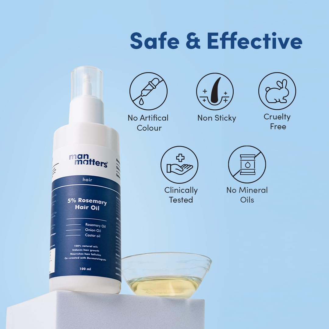Picture of Man Matters Hair Oil for Men 100ml