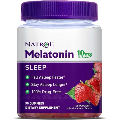 Picture of Natrol Melatonin 10mg 90 Strawberry-Flavored Gummies