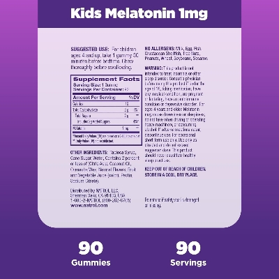 Picture of Natrol Kids Melatonin Gummy 90 Berry Flavored Gummies
