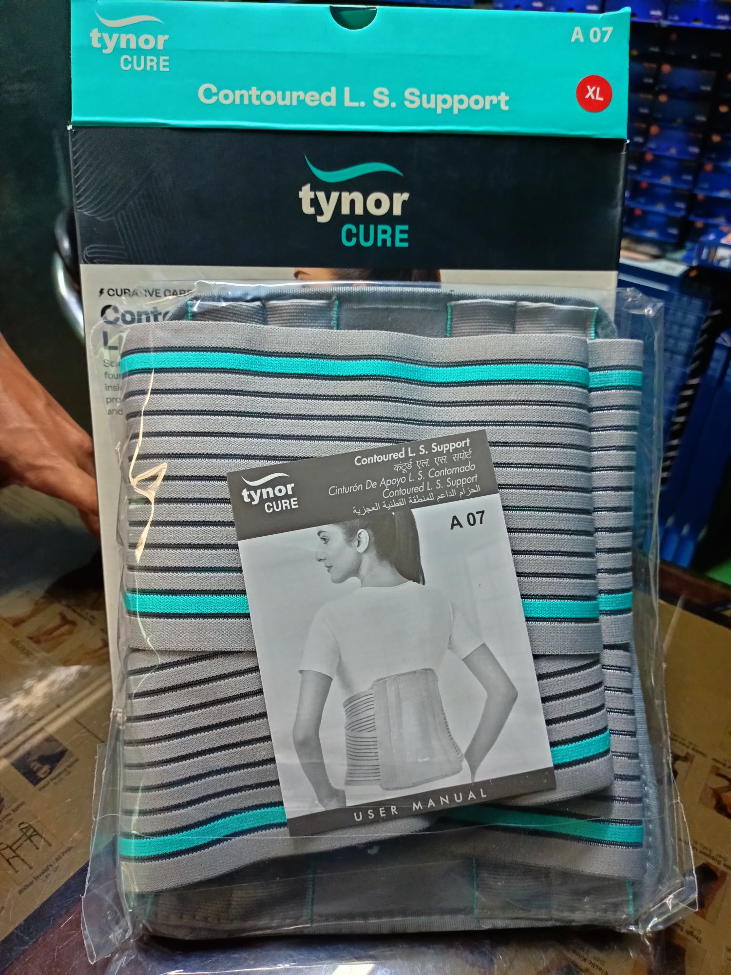 Picture of Tynor Contoured L S support (with Adjustable Lumber pain relief support)