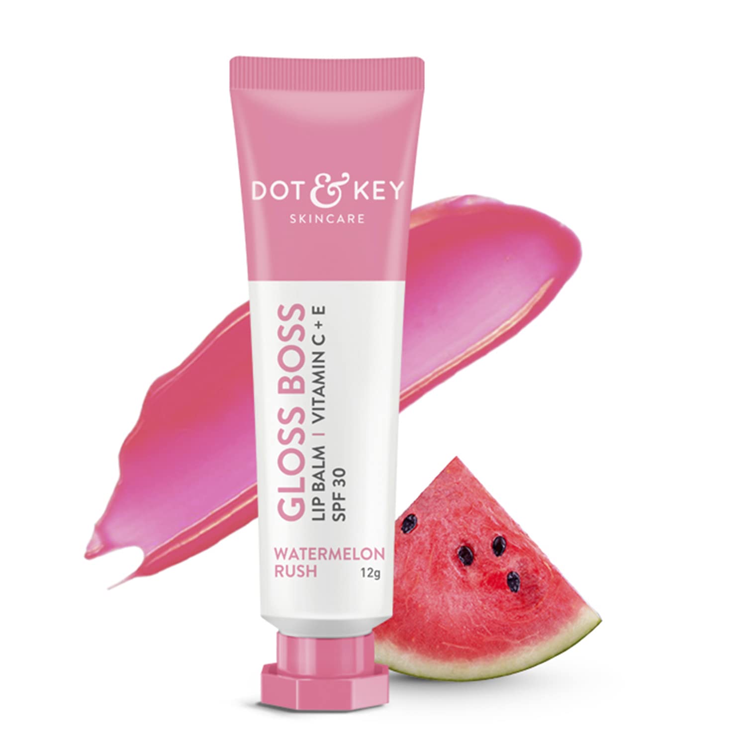 Picture of উজ্জ্বল গোলাপী জন্য ডট এবং কী তরমুজের লিপ বাম Lips-12g