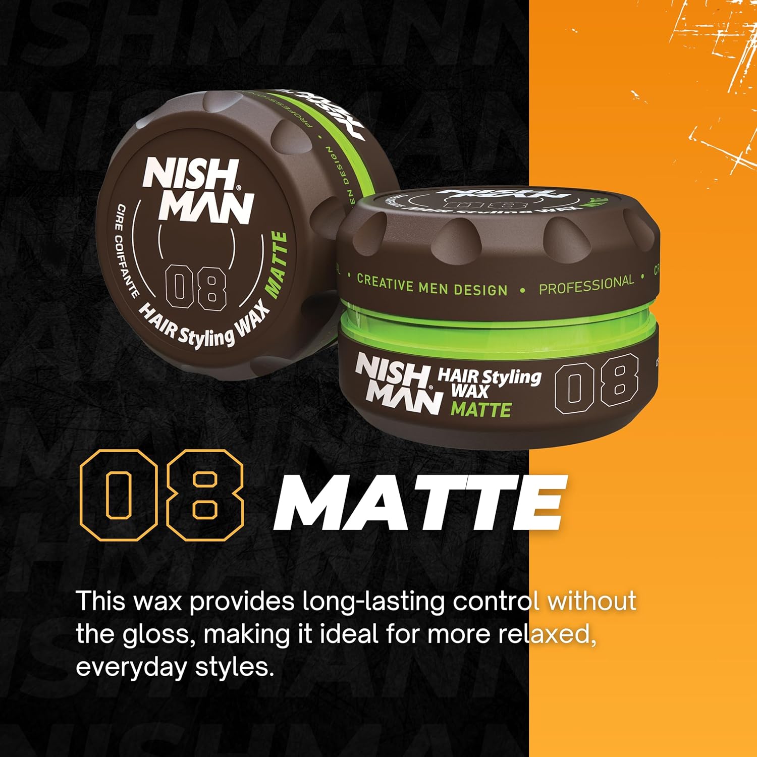 Picture of Nishman Hair Styling Hair Wax Matte: Matte Finish