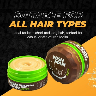Picture of Nishman Hair Styling Hair Wax Matte: Matte Finish