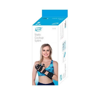 Picture of UM Static Cockup Splint,With Hand Resting Splint - Right/Left