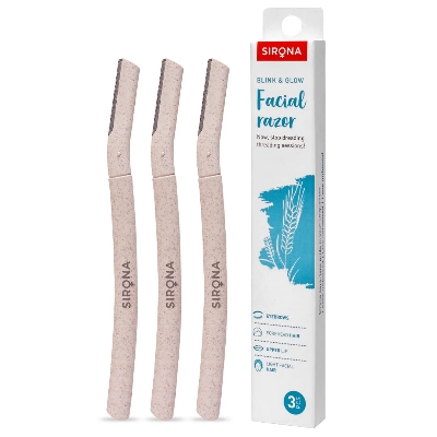 Picture of Sirona Reusable Face Razor for Women Facial Hair- 3 Razors