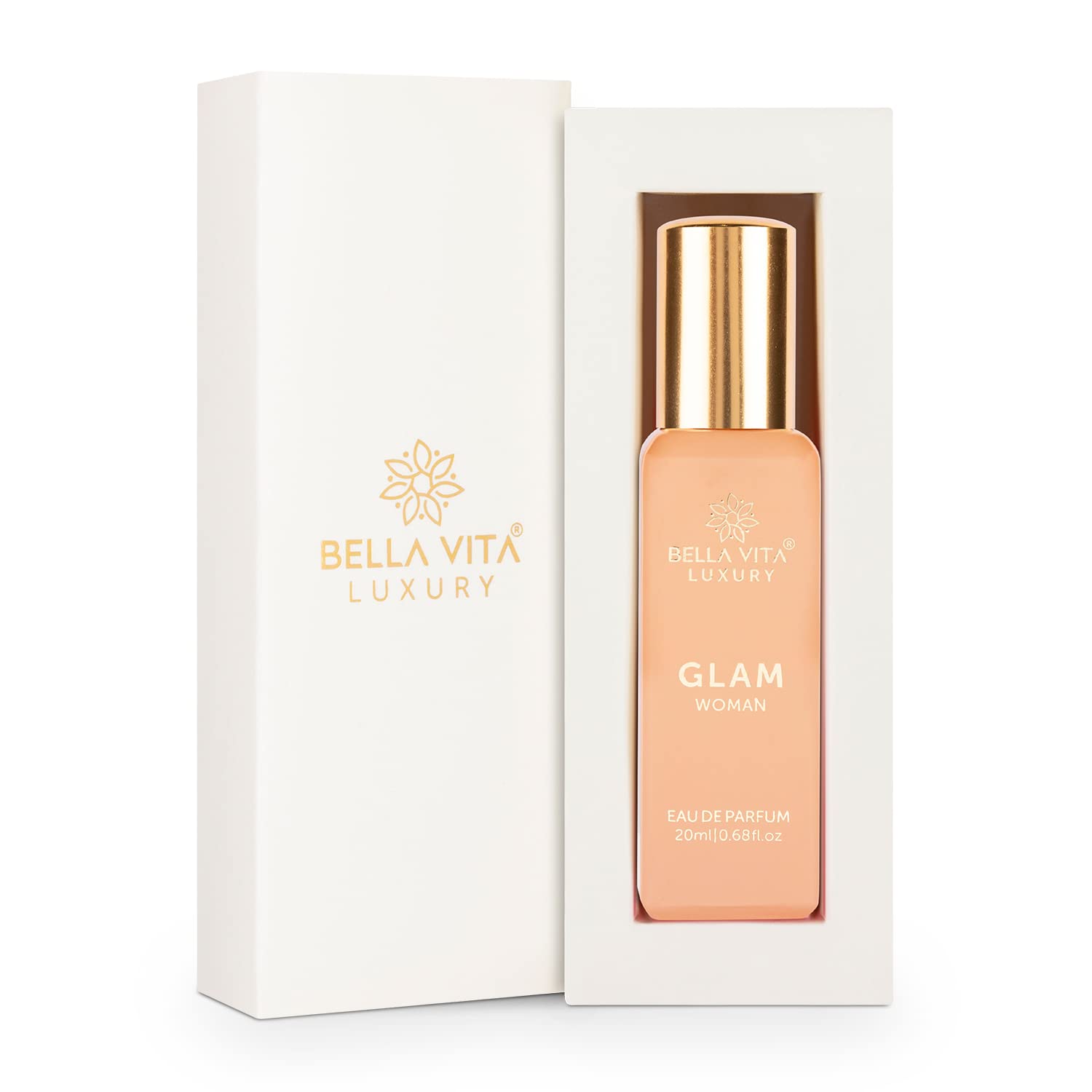Picture of Bella Vita Luxury GLAM Woman Eau De Parfum Perfume for Her with White Honey & Virginia Cedar-20 ml