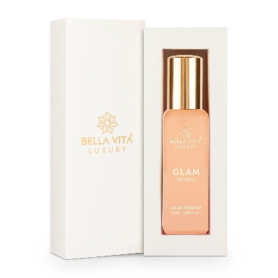 Picture of Bella Vita Luxury GLAM Woman Eau De Parfum Perfume for Her with White Honey & Virginia Cedar-20 ml