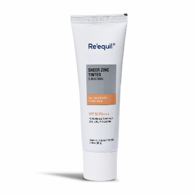 Picture of Re'equil Sheer Zinc Tinted Mineral based Sunscreen-50 gram