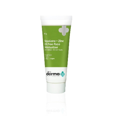 Picture of The Derma Co Squalene & Zinc Oil-Free Moisturizer-50 gram