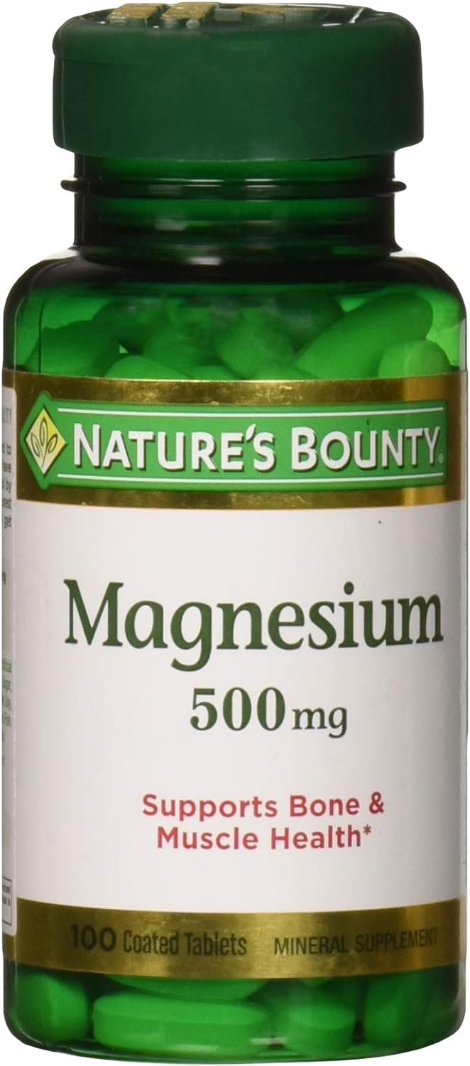 Picture of Nature's Bounty Magnesium 500 mg Tablets 100 counts