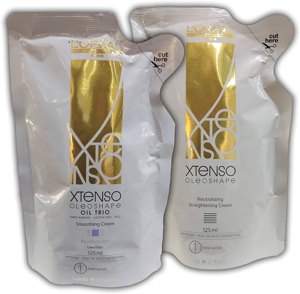 Picture of Loreal Professional X Tenso Oil Trio Extra Resistant Hair Straightening Cream+ Neutralizer (125ml+125ml)
