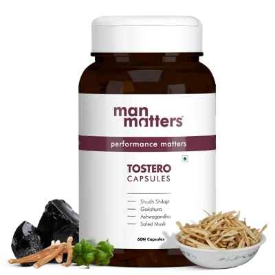 Picture of Man Matters Testosterone Supplement 60 Capsules