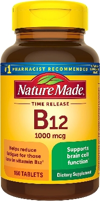 Picture of Nature Made Vitamin B12 1000 mcg, Dietary Supplement For Energy Metabolism Support, 160 Time Release Tablets